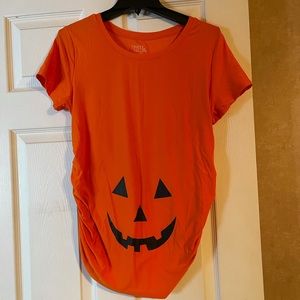 Pumpkin Maternity Shirt